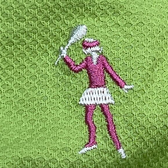 Lilly Pulitzer Skort Women 6 Green Mini Back Zipper Embroidered Tennis Sports - Picture 9 of 10